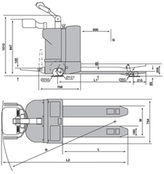 Akl Transpaletler GACBD 20M